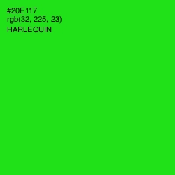#20E117 - Harlequin Color Image