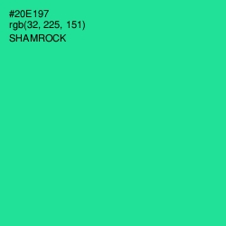 #20E197 - Shamrock Color Image