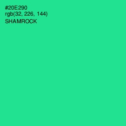 #20E290 - Shamrock Color Image