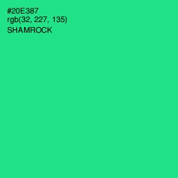 #20E387 - Shamrock Color Image
