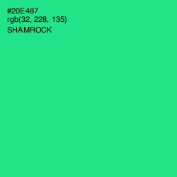 #20E487 - Shamrock Color Image