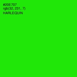 #20E707 - Harlequin Color Image