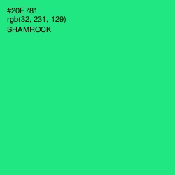 #20E781 - Shamrock Color Image