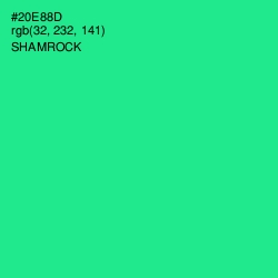 #20E88D - Shamrock Color Image