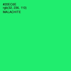 #20EC6E - Malachite Color Image