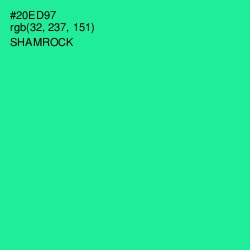#20ED97 - Shamrock Color Image