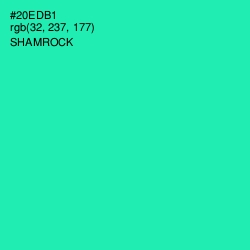 #20EDB1 - Shamrock Color Image