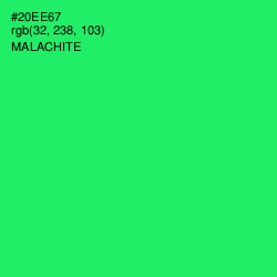 #20EE67 - Malachite Color Image