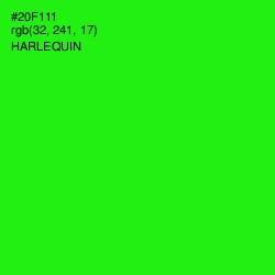 #20F111 - Harlequin Color Image