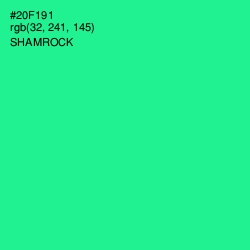 #20F191 - Shamrock Color Image