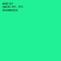 #20F197 - Shamrock Color Image