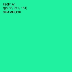 #20F1A1 - Shamrock Color Image