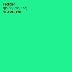 #20F291 - Shamrock Color Image
