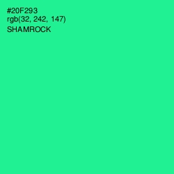 #20F293 - Shamrock Color Image