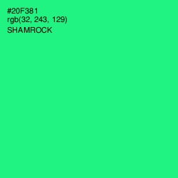 #20F381 - Shamrock Color Image