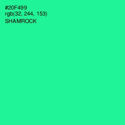 #20F499 - Shamrock Color Image