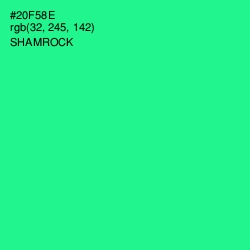 #20F58E - Shamrock Color Image