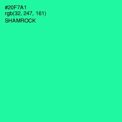 #20F7A1 - Shamrock Color Image