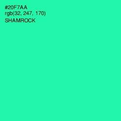 #20F7AA - Shamrock Color Image