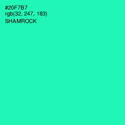 #20F7B7 - Shamrock Color Image