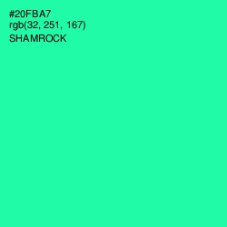 #20FBA7 - Shamrock Color Image