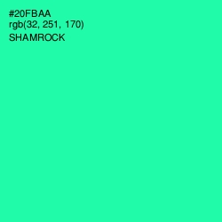 #20FBAA - Shamrock Color Image