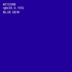 #21009B - Blue Gem Color Image