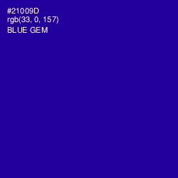 #21009D - Blue Gem Color Image