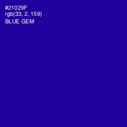 #21029F - Blue Gem Color Image