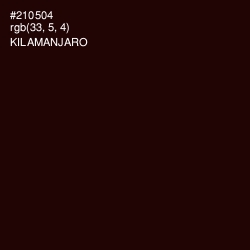 #210504 - Kilamanjaro Color Image
