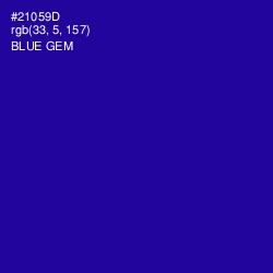 #21059D - Blue Gem Color Image