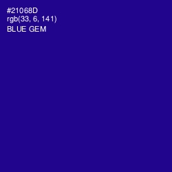 #21068D - Blue Gem Color Image