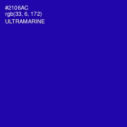 #2106AC - Ultramarine Color Image