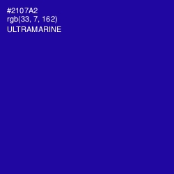 #2107A2 - Ultramarine Color Image