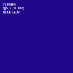 #21088A - Blue Gem Color Image