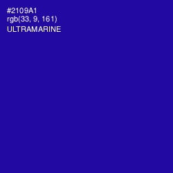 #2109A1 - Ultramarine Color Image