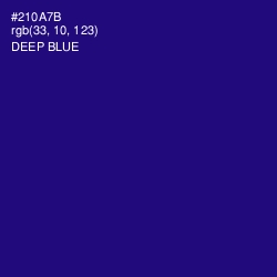 #210A7B - Deep Blue Color Image