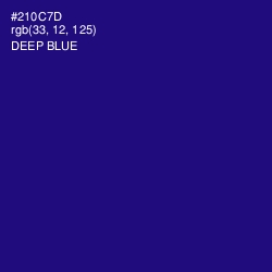 #210C7D - Deep Blue Color Image