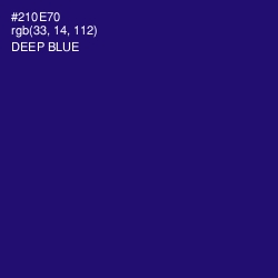 #210E70 - Deep Blue Color Image