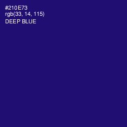 #210E73 - Deep Blue Color Image