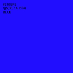 #210EFE - Blue Color Image