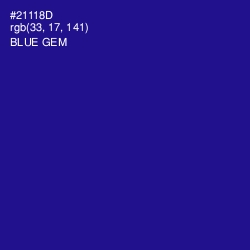 #21118D - Blue Gem Color Image