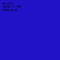 #2111C7 - Dark Blue Color Image