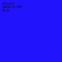 #2114FC - Blue Color Image