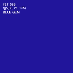 #21159B - Blue Gem Color Image