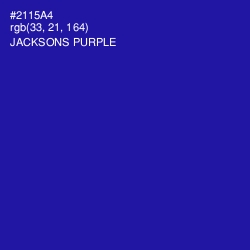 #2115A4 - Jacksons Purple Color Image