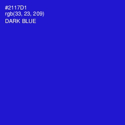 #2117D1 - Dark Blue Color Image