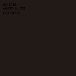 #211A16 - Gondola Color Image