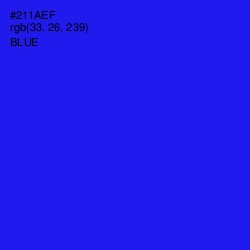 #211AEF - Blue Color Image