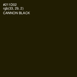 #211D02 - Cannon Black Color Image